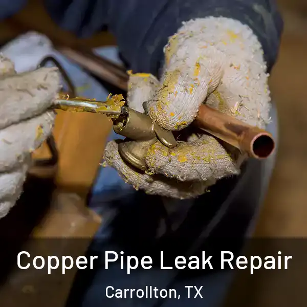 Copper Pipe Leak Repair Carrollton, TX