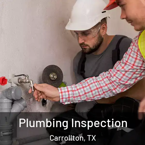  Plumbing Inspection Carrollton, TX